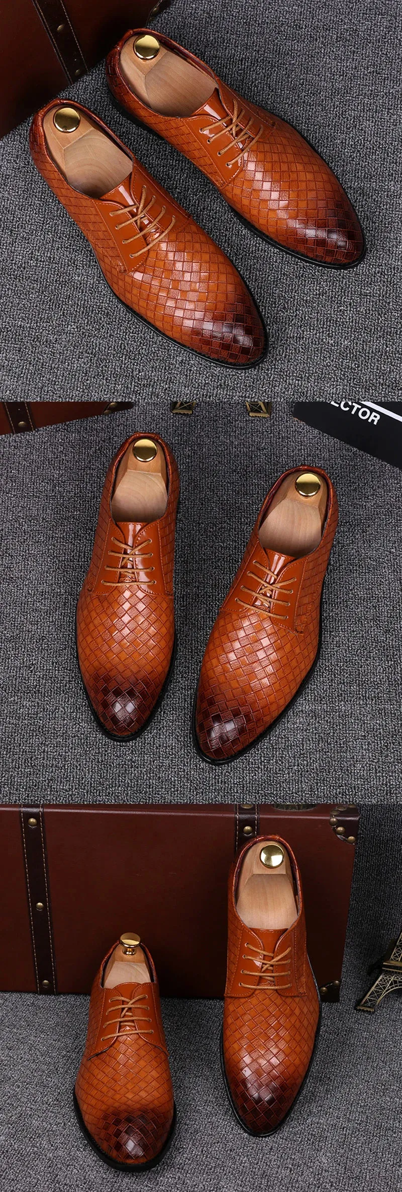 Trending Men's casual Leather Shoes – Pointed Toe Business Casual shoes