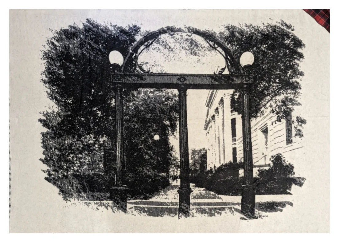 UGA Iconic Image "Arch" Blanket
