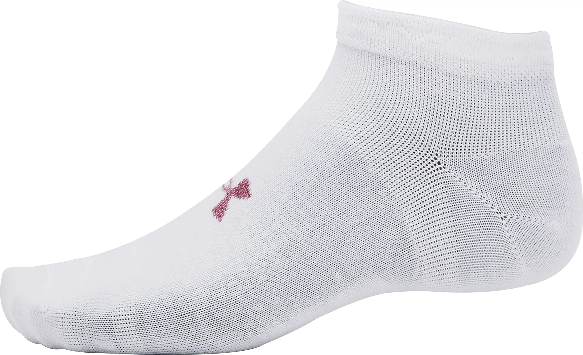 Under Armour Essentials (3 Pack) Low Socks - White