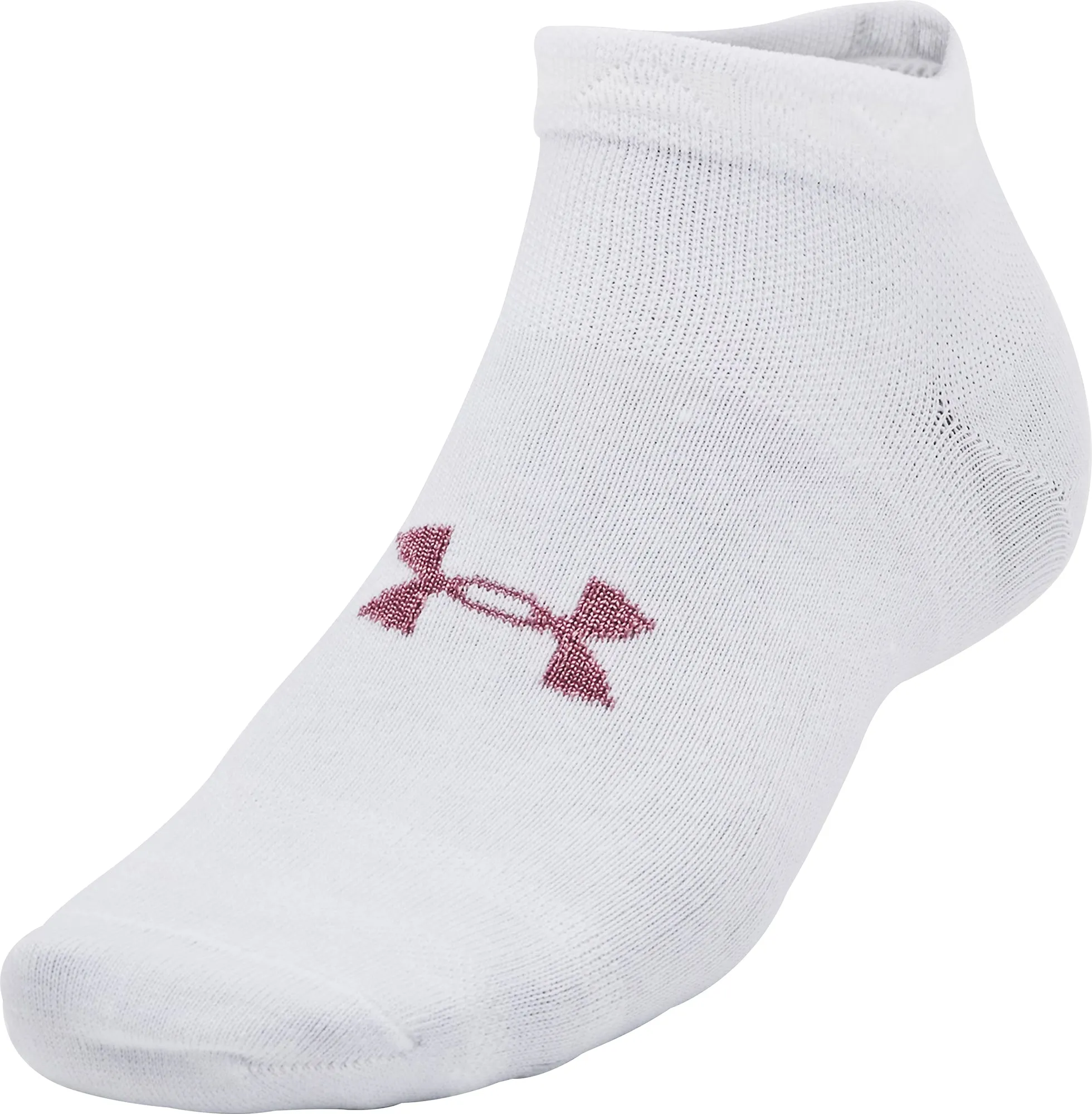 Under Armour Essentials (3 Pack) Low Socks - White