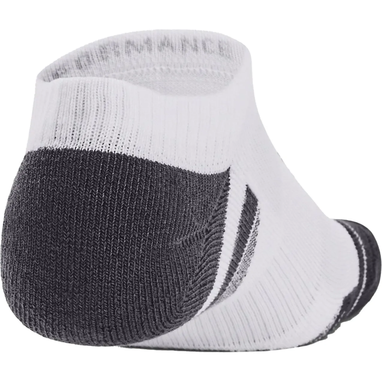 Under Armour Performance Tech (3 Pack) No Show Socks - White