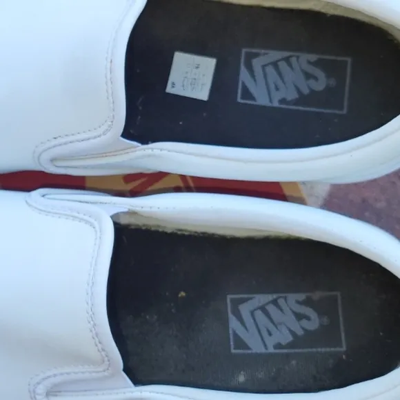 Vans Leather Old Skool Classic Tennis Shoe Sneaker Athleti Triple White Men 11.5