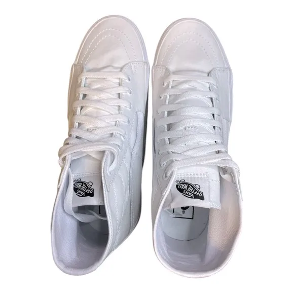 Vans Sk8 Hi Triple White Shoes Men's Size 9 NWOB