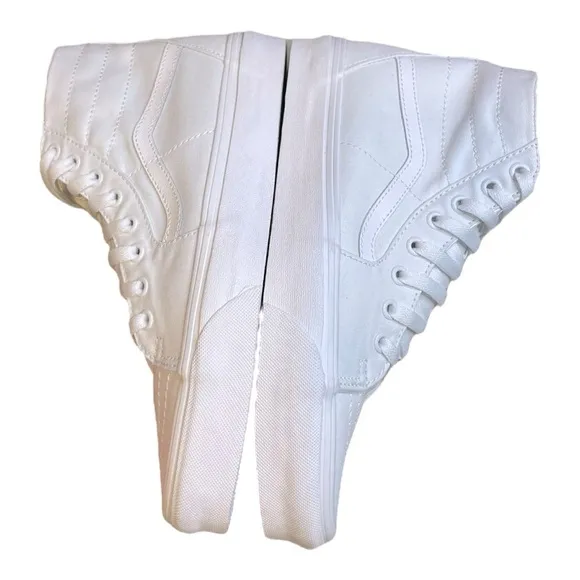Vans Sk8 Hi Triple White Shoes Men's Size 9 NWOB