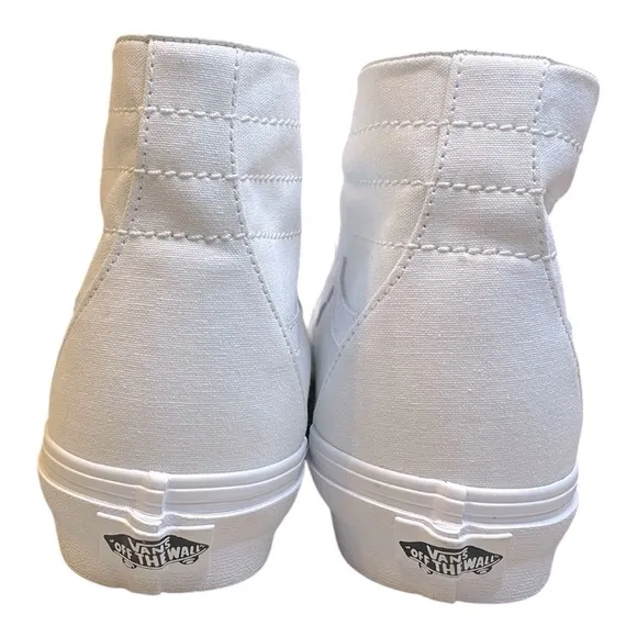 Vans Sk8 Hi Triple White Shoes Men's Size 9 NWOB