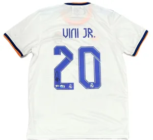 Vinicius Junior Vini Jr. Signed 21/22 Real Madrid Adidas Jersey BAS FANATICS