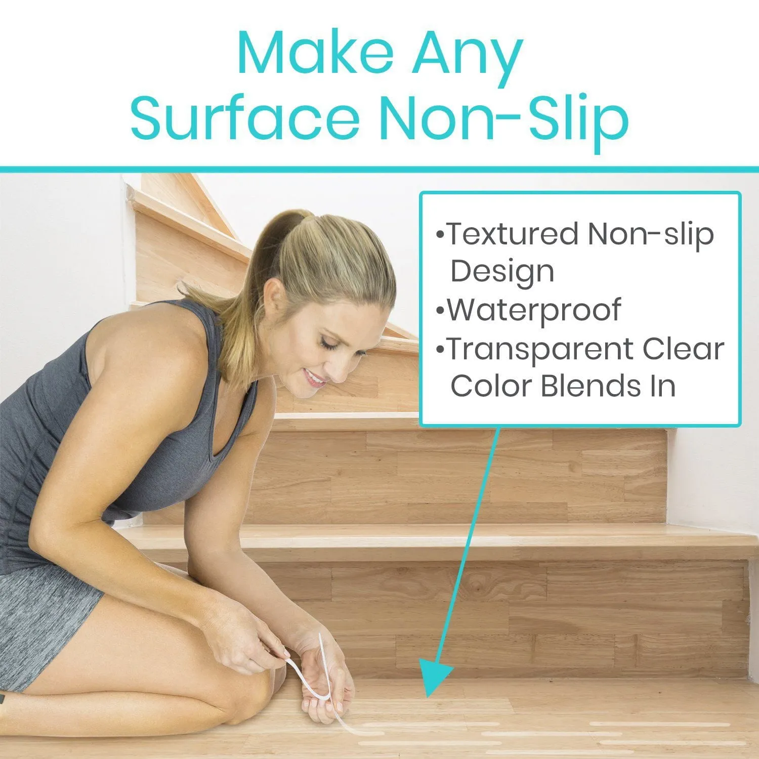 Vive Non-Slip Bath Strips