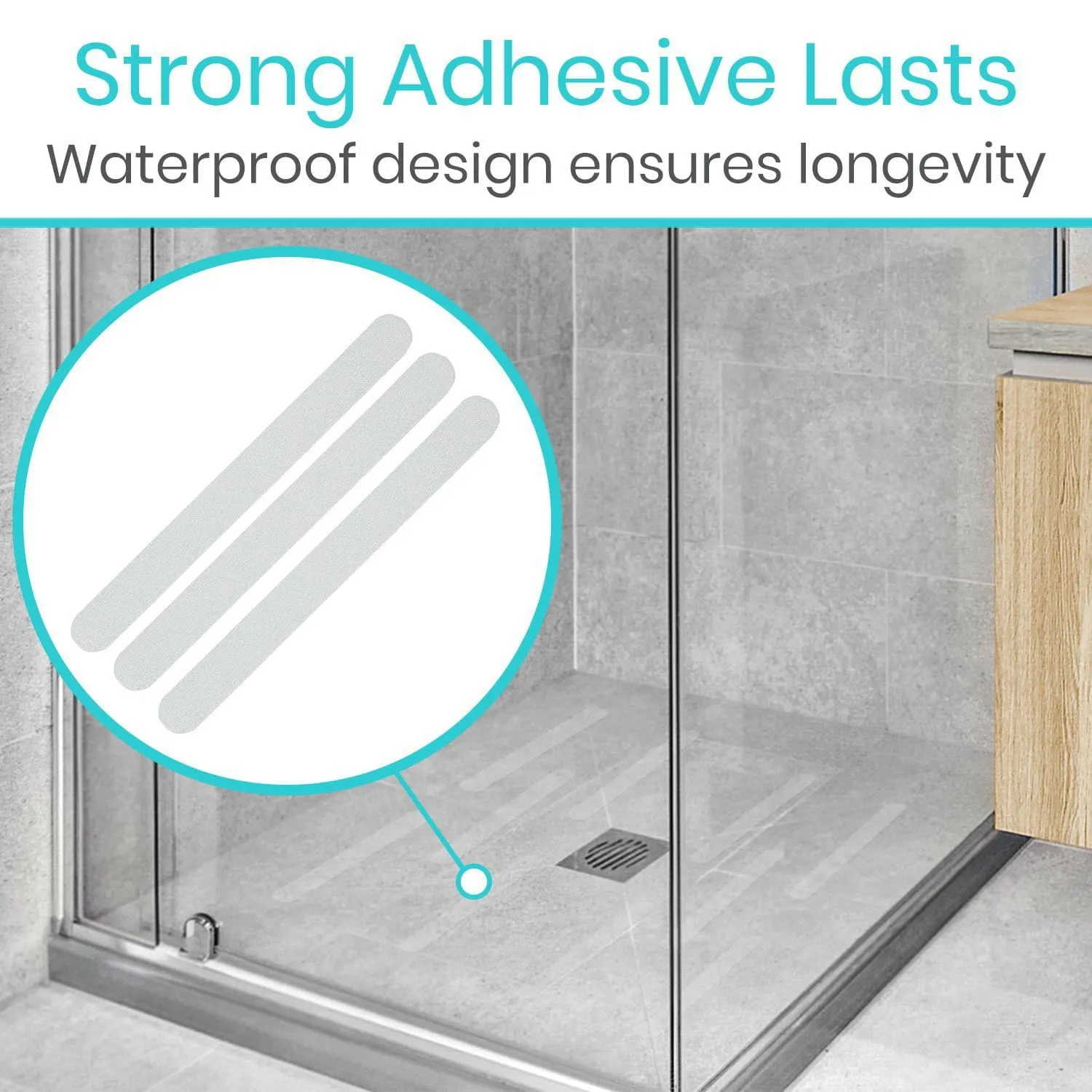 Vive Non-Slip Bath Strips