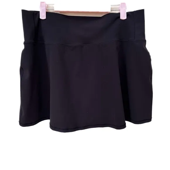 Vuori Volley Skirt Women's Performance Skirt, Black XL