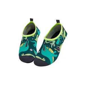 Water Shoes Quick Dry Non-Slip Toddler Water Grenn Dinosaur II -Komforme