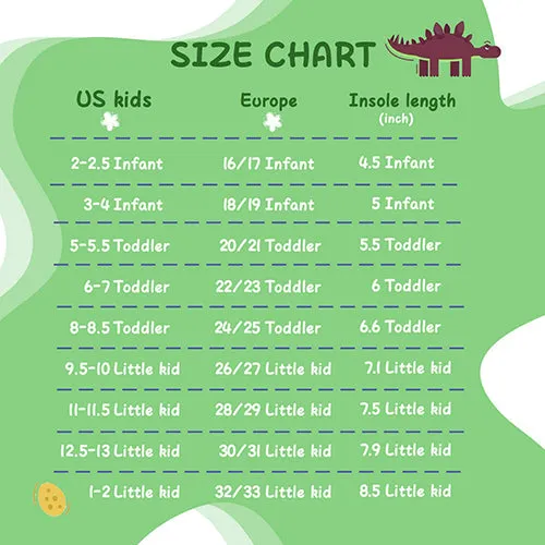 Water Shoes Quick Dry Non-Slip Toddler Water Grenn Dinosaur II -Komforme