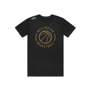 Wellington Basketball Tee - Black