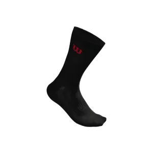 Wilson Men's Crew Socks 3 Pack (Black)
