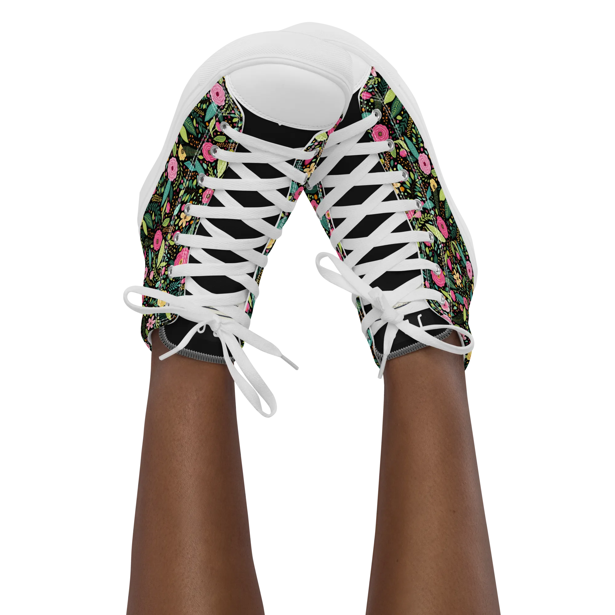 Women’s high top canvas shoes