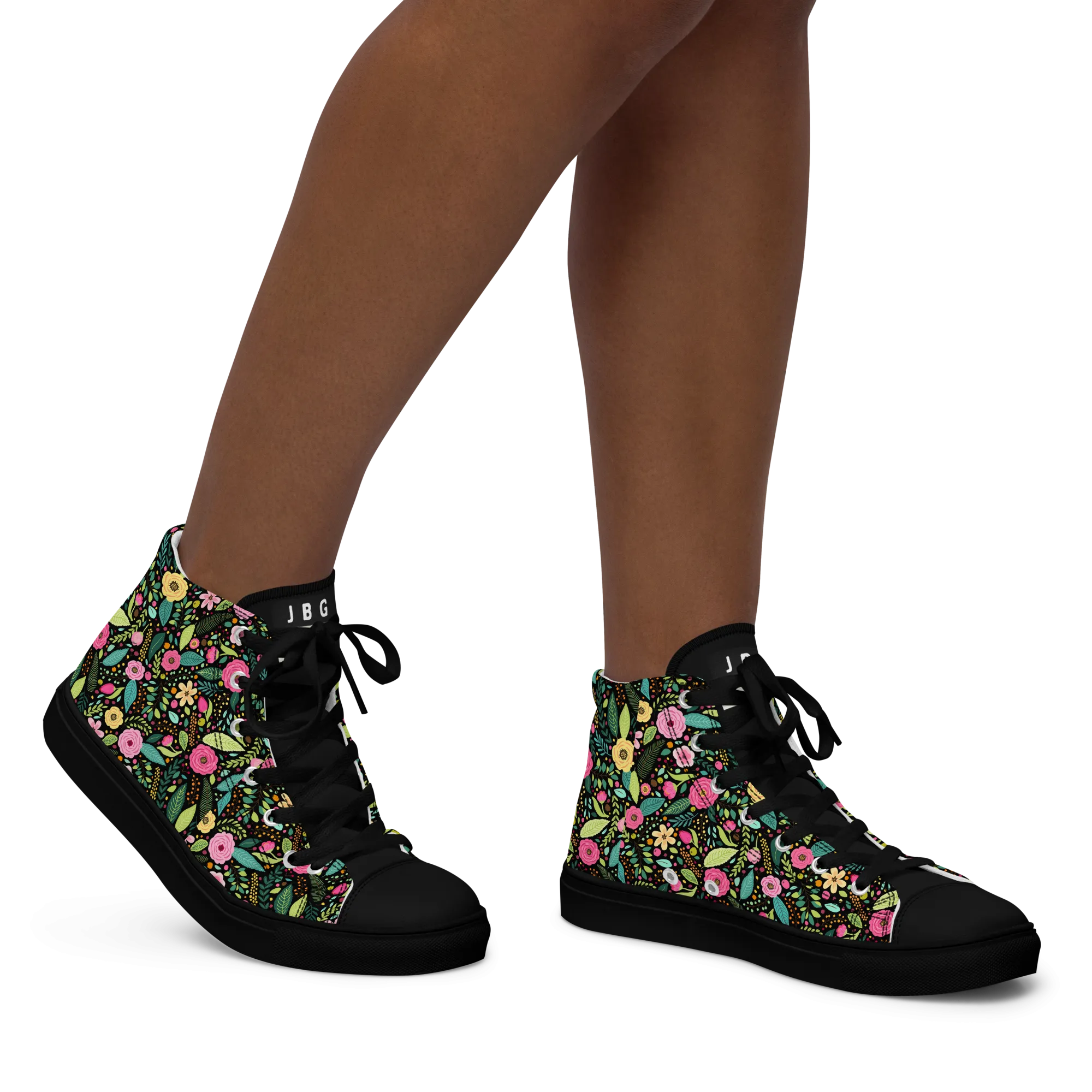 Women’s high top canvas shoes