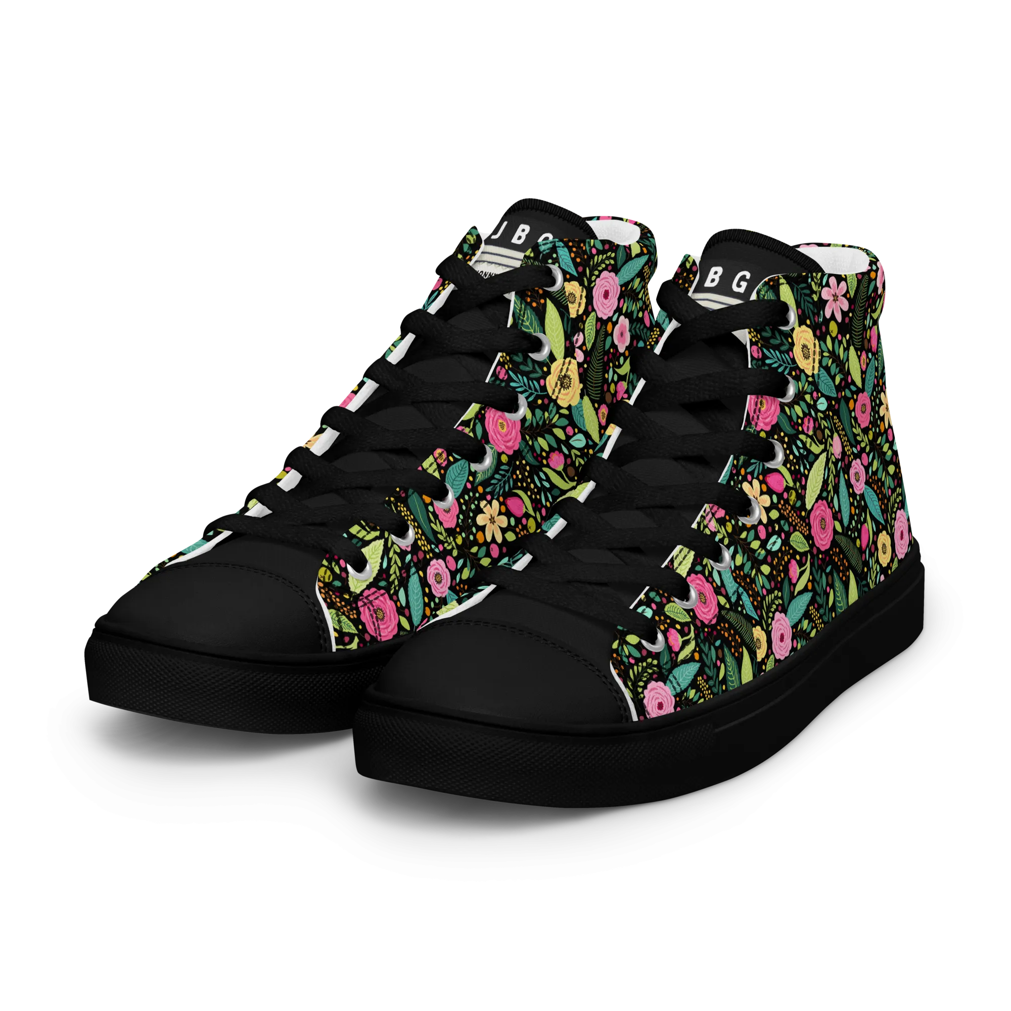 Women’s high top canvas shoes