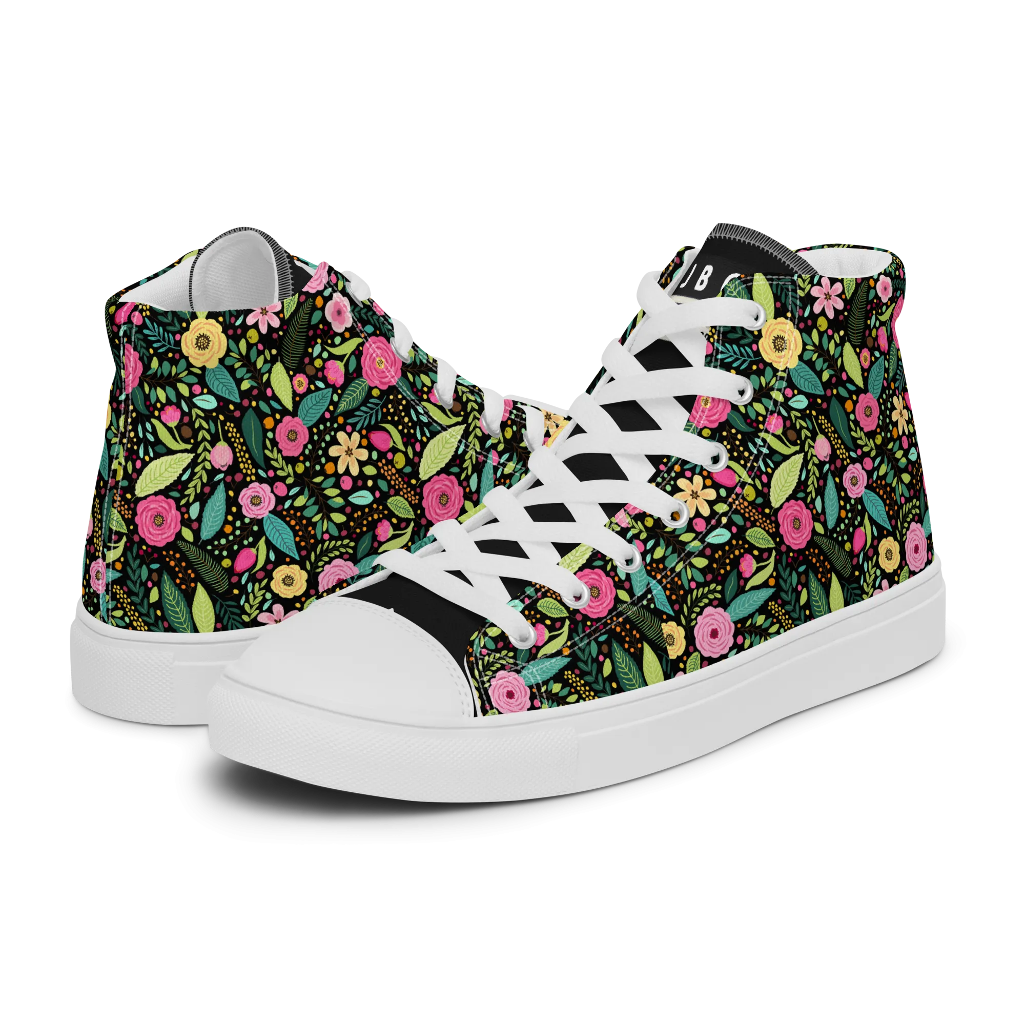 Women’s high top canvas shoes
