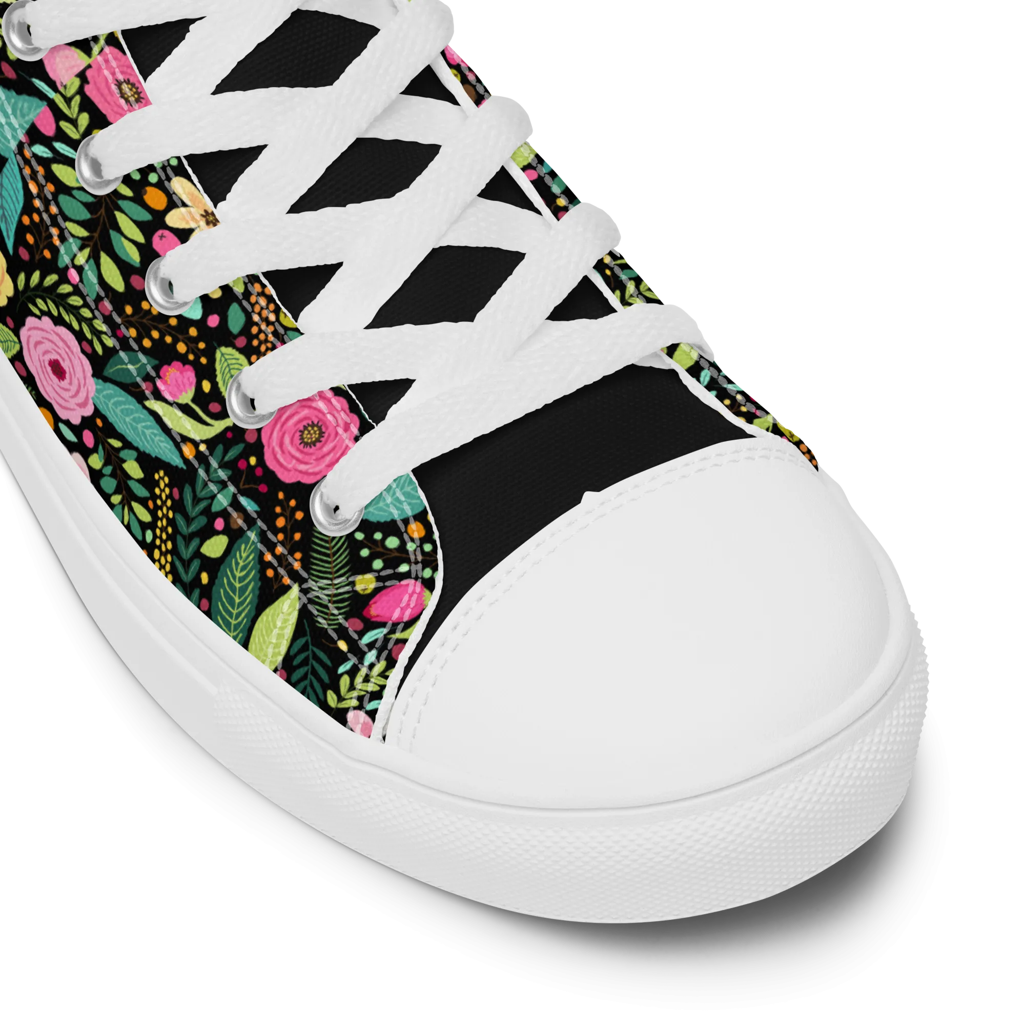Women’s high top canvas shoes
