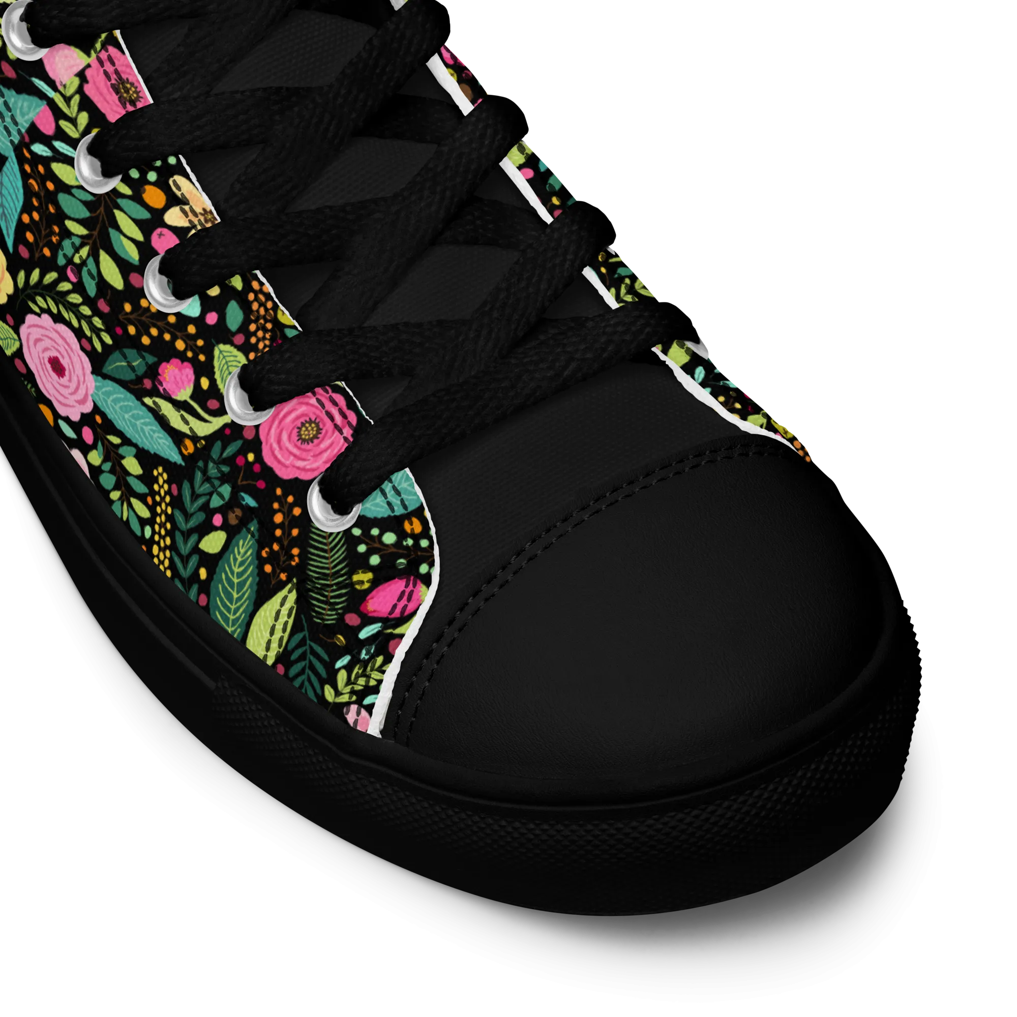 Women’s high top canvas shoes