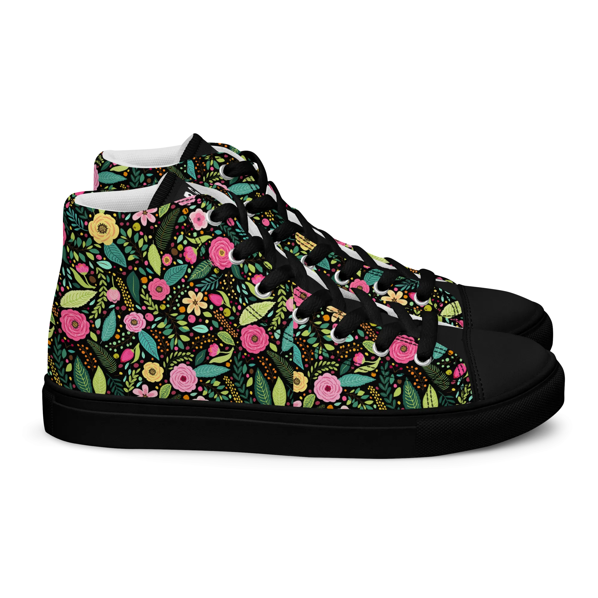 Women’s high top canvas shoes