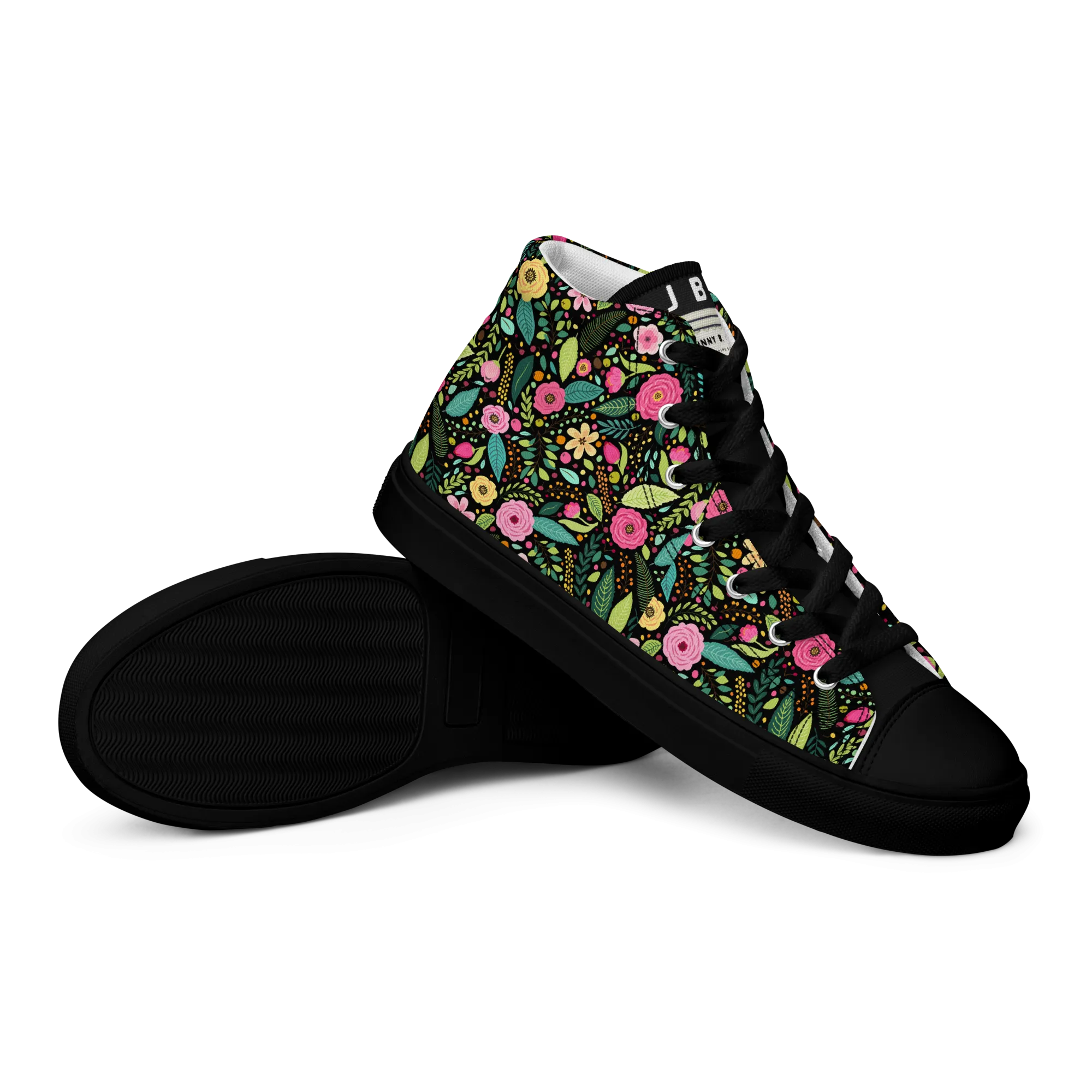 Women’s high top canvas shoes