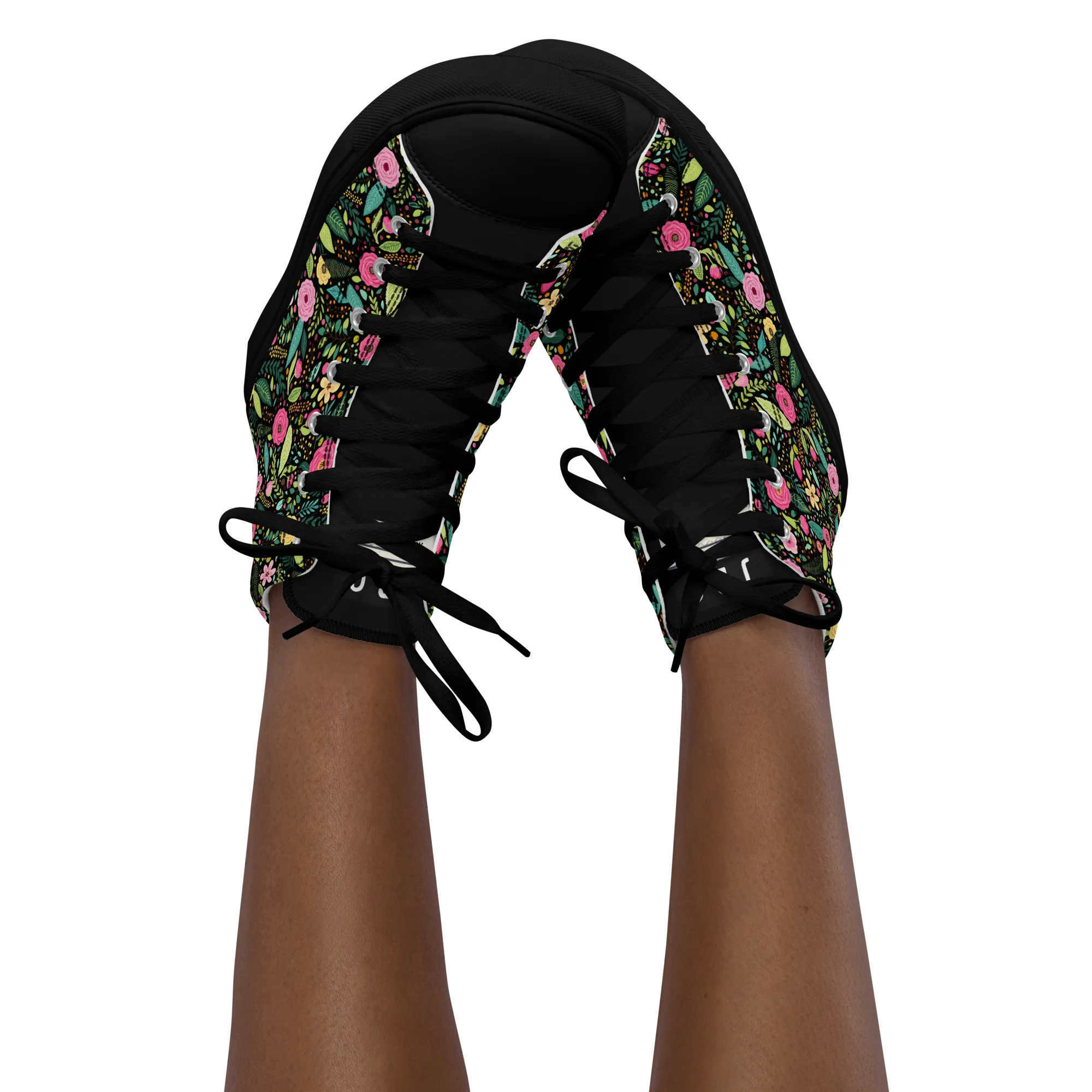 Women’s high top canvas shoes