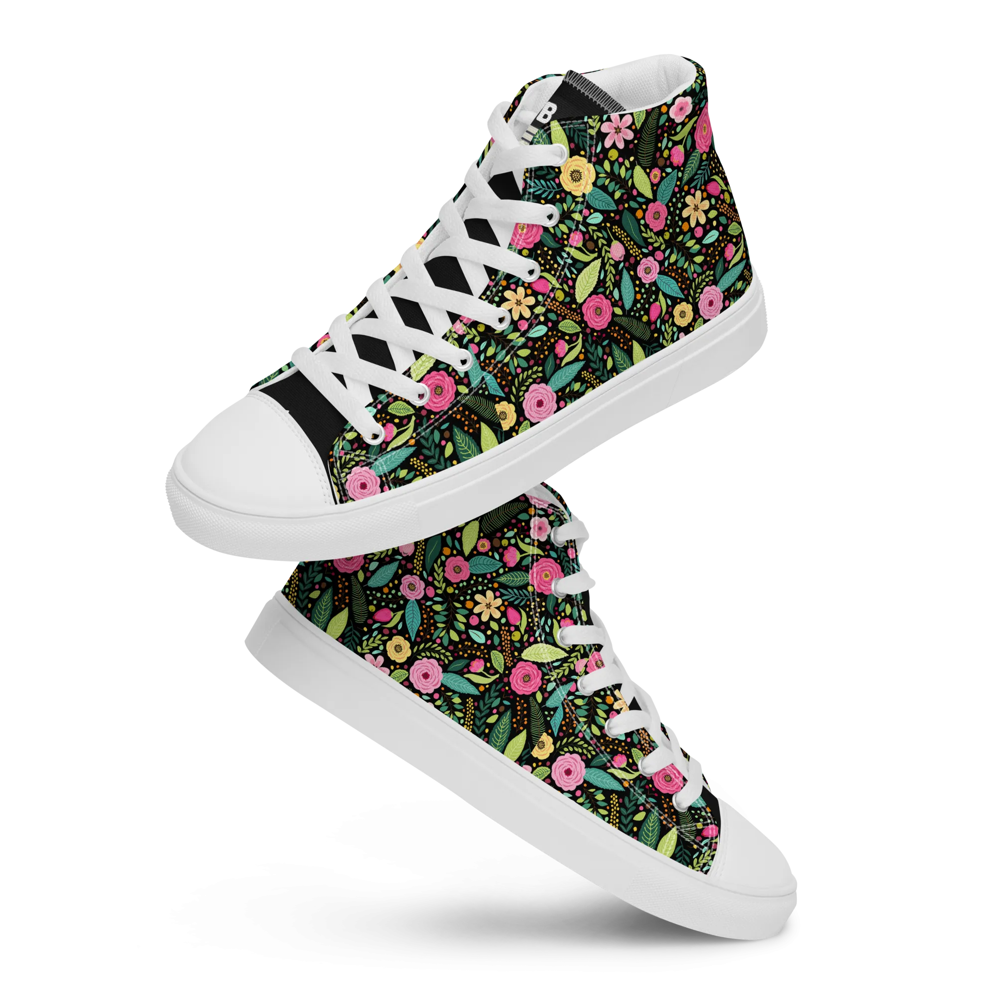Women’s high top canvas shoes