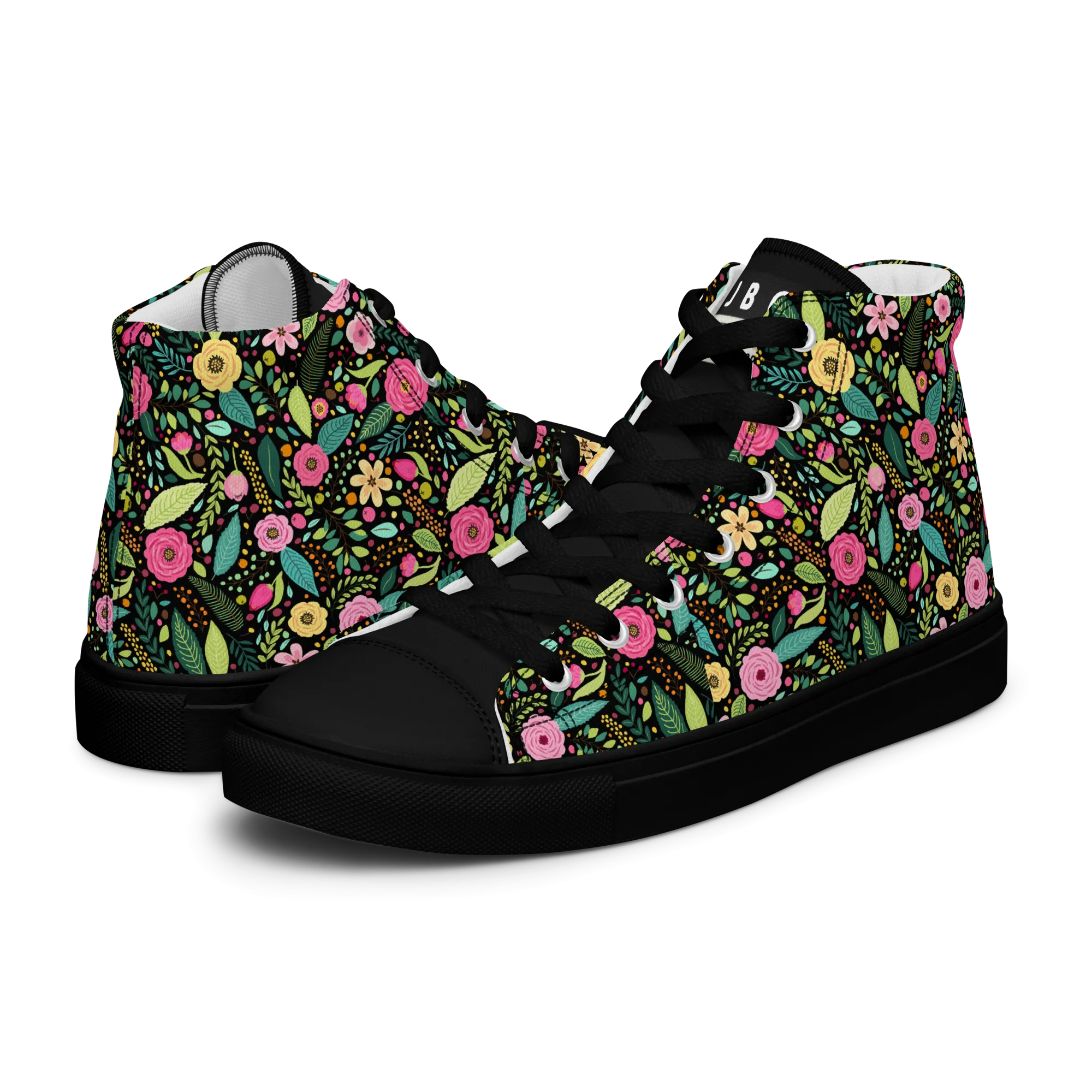 Women’s high top canvas shoes