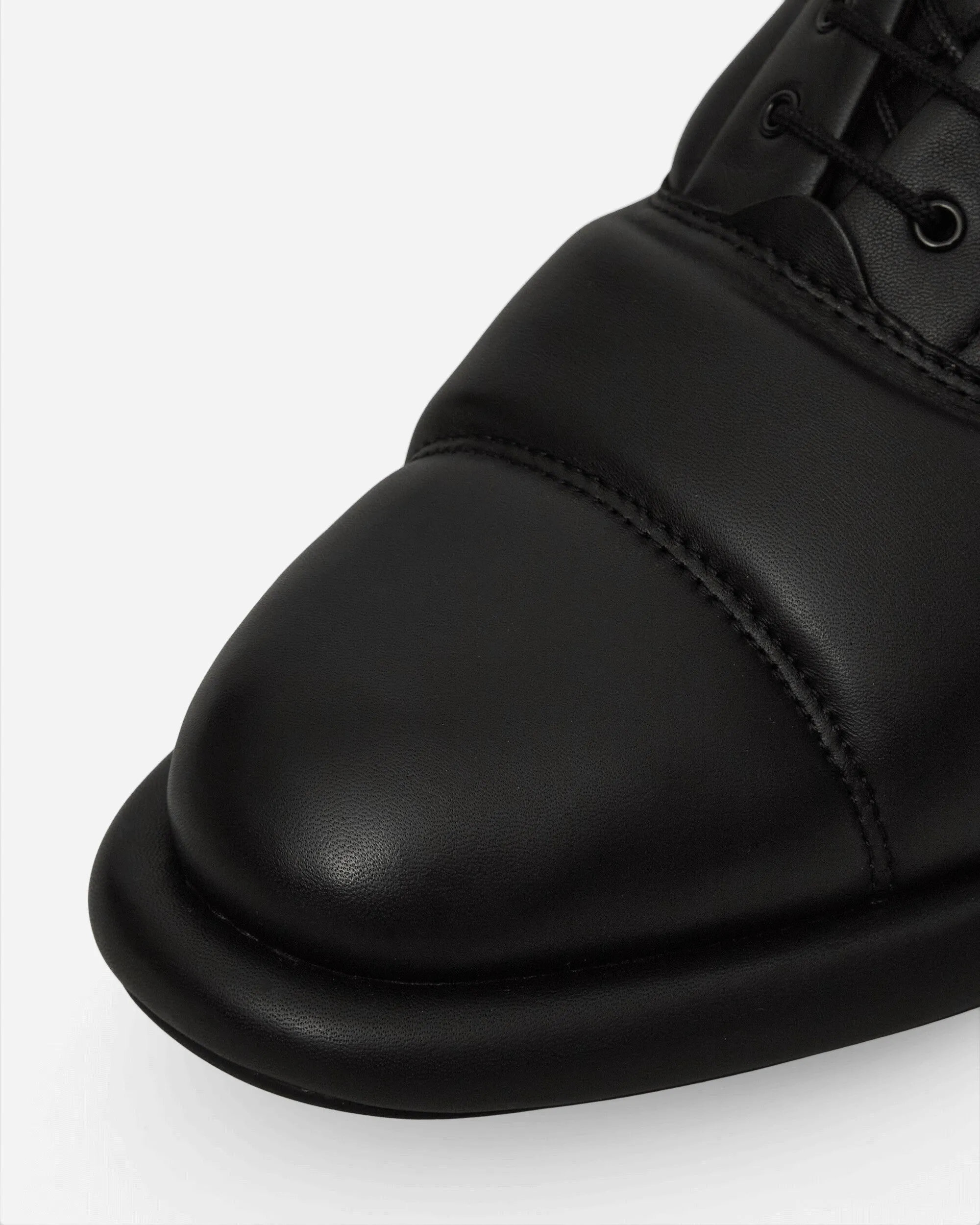 Women's Martine Rose Leather Oxford Shoes Black