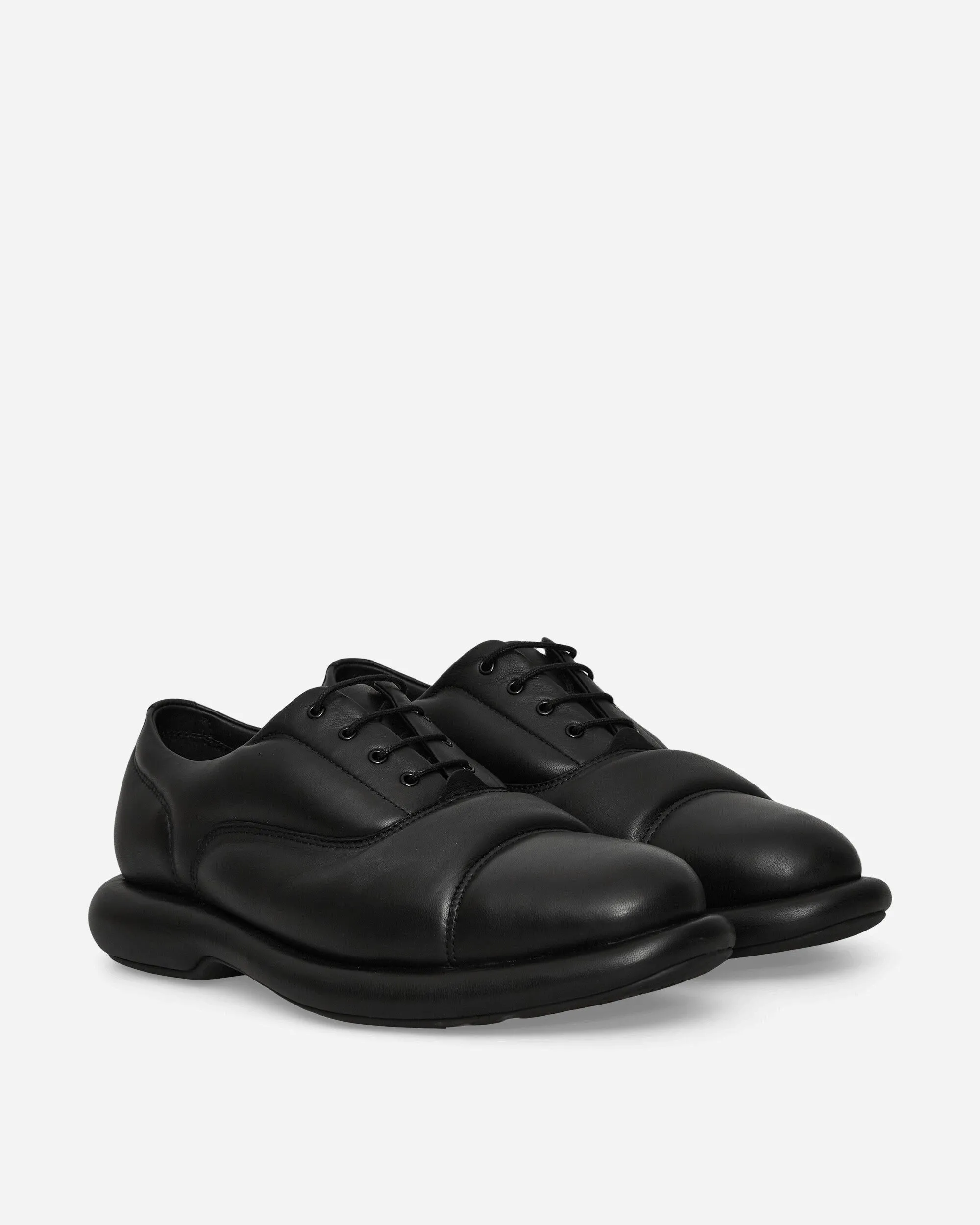 Women's Martine Rose Leather Oxford Shoes Black
