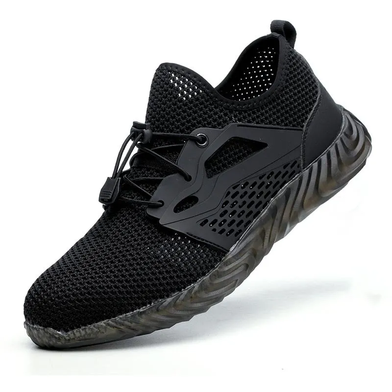 Work Shoes Breathable Lace Up Soft Bottom Male Sneakers