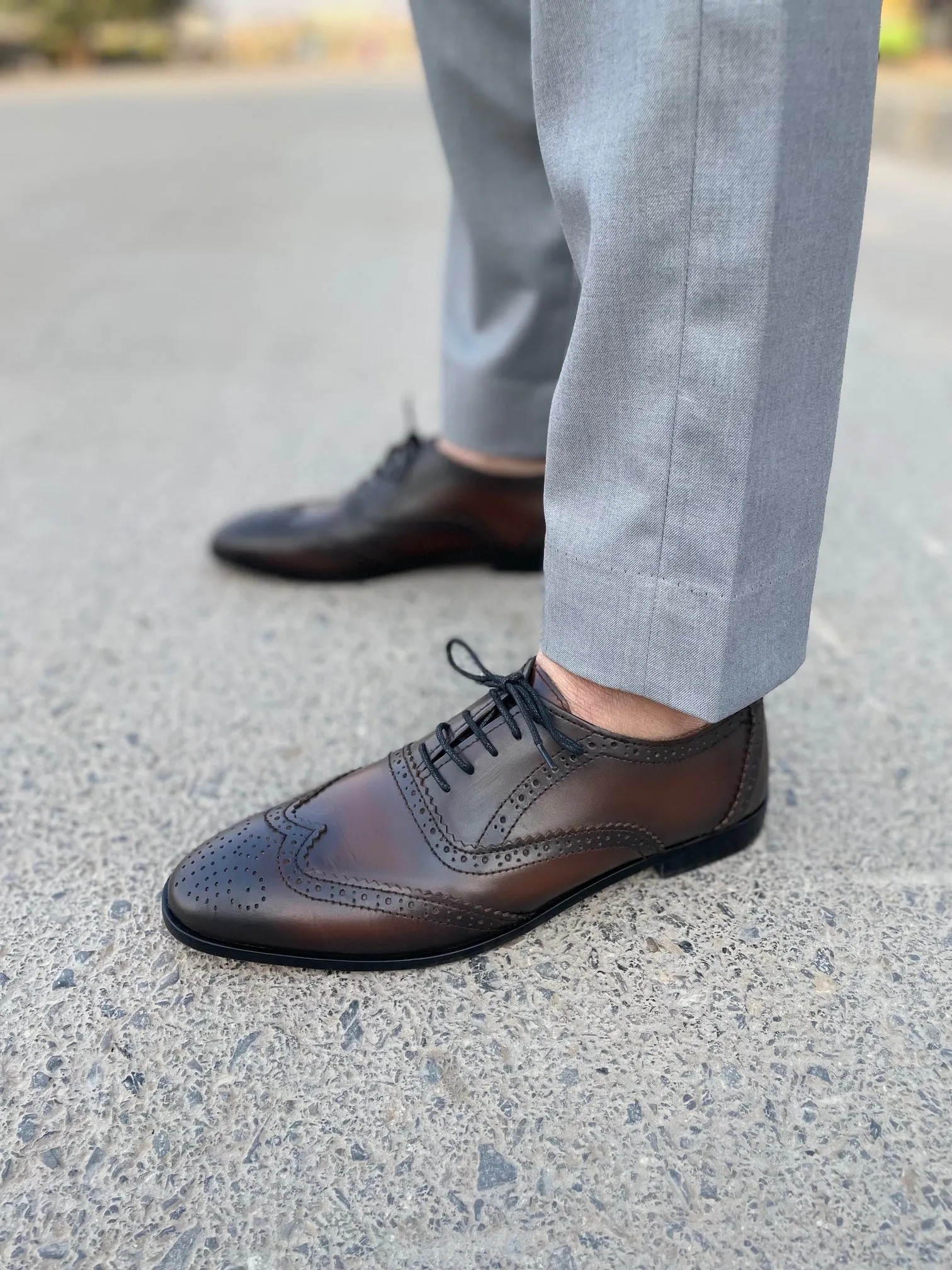 WS Pure leather Handmade Classic Shoes WS-105