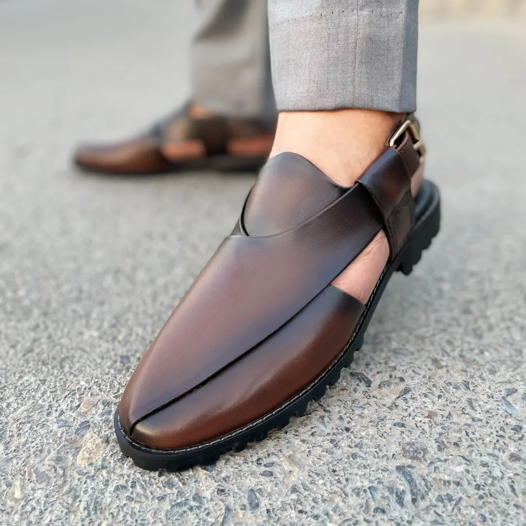 WS Pure leather Handmade Peshawari Sandal WS-372