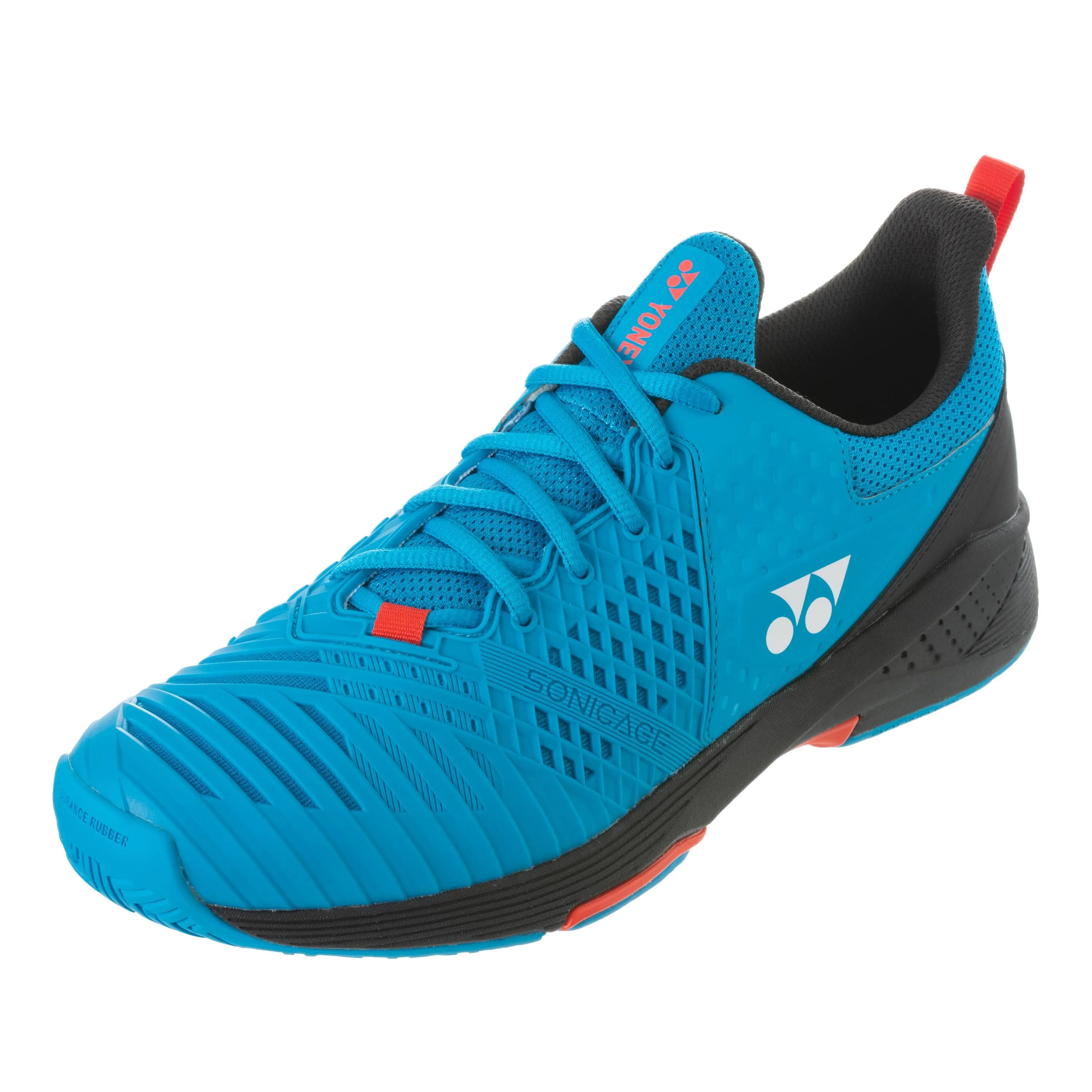 Yonex Power Cushion Sonicage 3 Wide Unisex Tennis Shoe (Blue/Black)