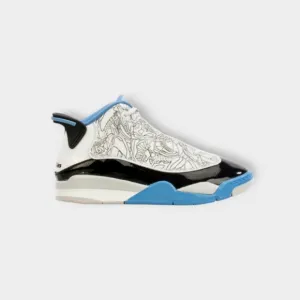 Youth Boys Air Jordan Dub Zero PS 'Legend Blue' Sneaker Athletic Shoes, Size 13C